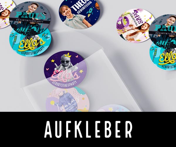 Aufkleber zum verzieren