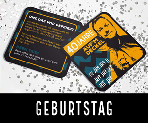 Einladungen zum Geburtstag