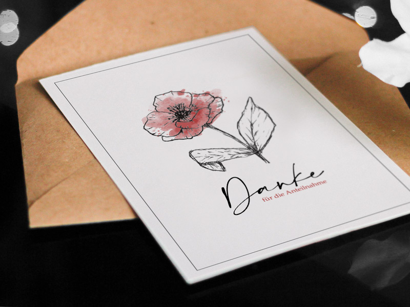 trauerkarte-danke-mit-blume