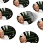 Preview: Aufkleber Kindergeburtstag mit Wunschtext und Foto