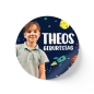 Preview: Aufkleber Kindergeburtstag Space