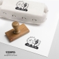 Preview: Stempel für Eierkartons - Dicke Berta