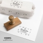 Preview: Stempel für Eierkartons - Glückseier