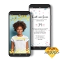 Preview: Digitale Einladung - Sparkle Dots