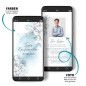 Preview: Digitale Einladung zur Konfirmation- Flowers