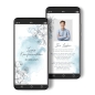 Preview: Digitale Einladung zur Konfirmation- Flowers