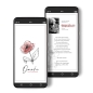 Preview: Digitale Trauerdanksagung - Mohnblume