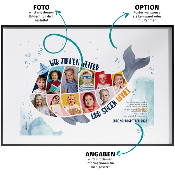 Fotocollage - Fisch