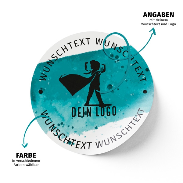 Dein individueller Firmenaufkleber mit Wunschtext und Logo