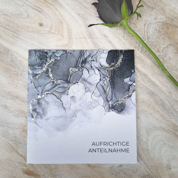 Preview: Trauer-/Beileidskarte - Nebel