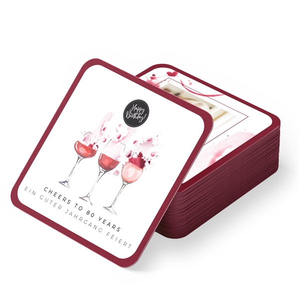 Bierdeckel - Wein