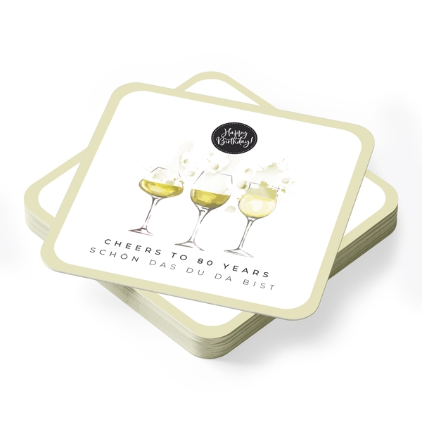 Bierdeckel - Wein