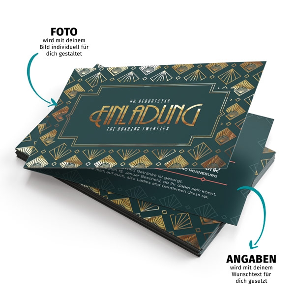 Einladung - Goldene Zwanziger
