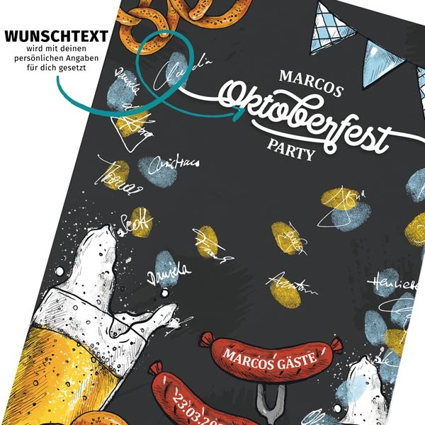 Wird mit deinem Wunschtext gesetzt