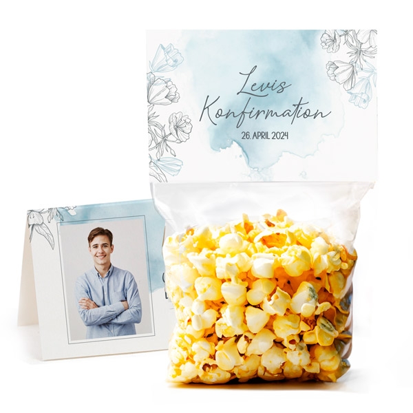 Gastgeschenk in Farbe Meerblau