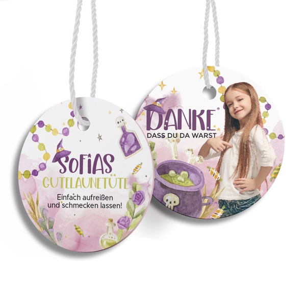 Geschenkanhänger passend zur Einladung