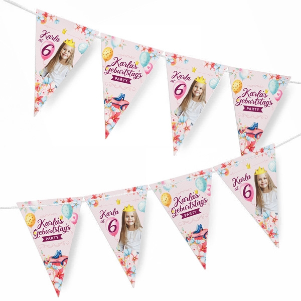 Wimpelkette Prinzessin