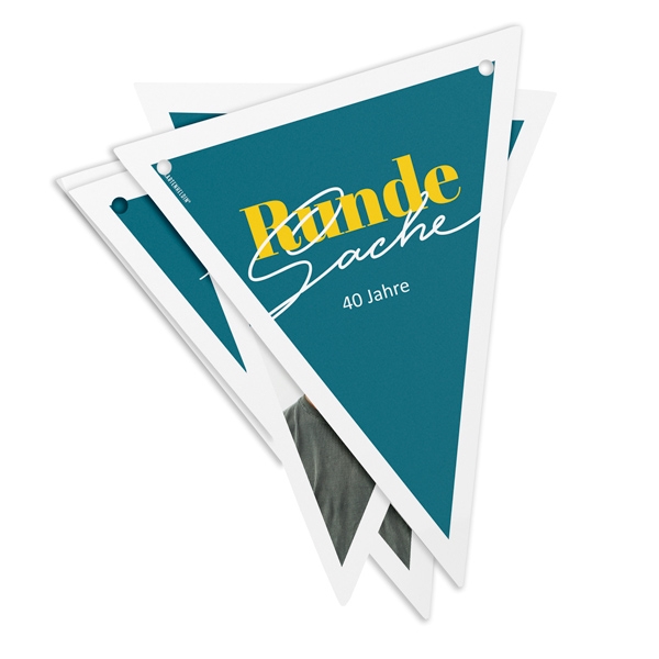 Wimpelkette - Runde Sache