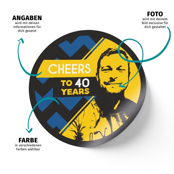 Siegelaufkleber - Auf´m Deckel