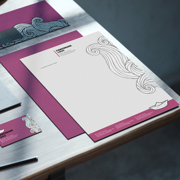 Briefpapier - nordisch