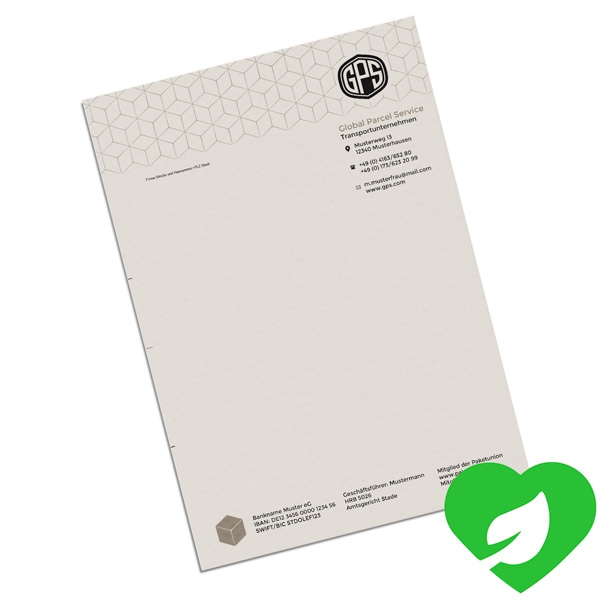 Briefpapier  - umweltbewusst