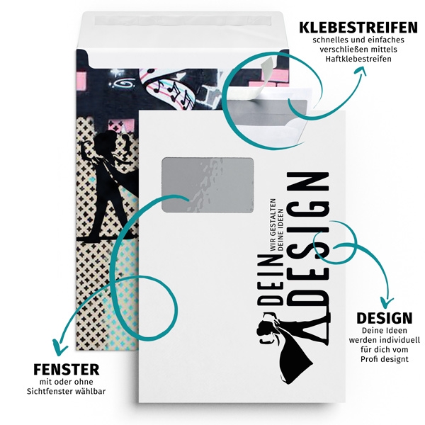 Briefumschlag C4 - design lassen