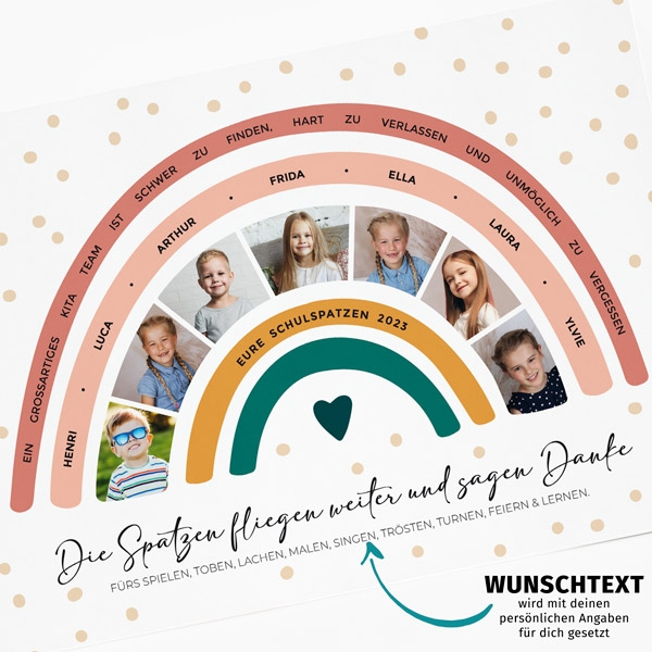 Fotocollage - Regenbogen