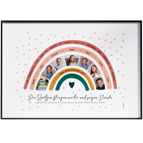 Fotocollage - Regenbogen
