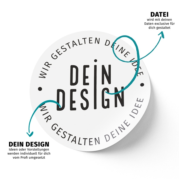 Aufkleber -  design lassen