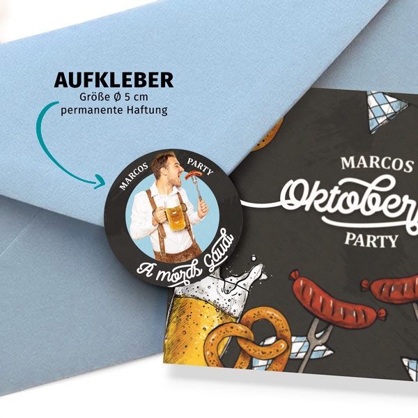 Siegelaufkleber - Oktoberfest