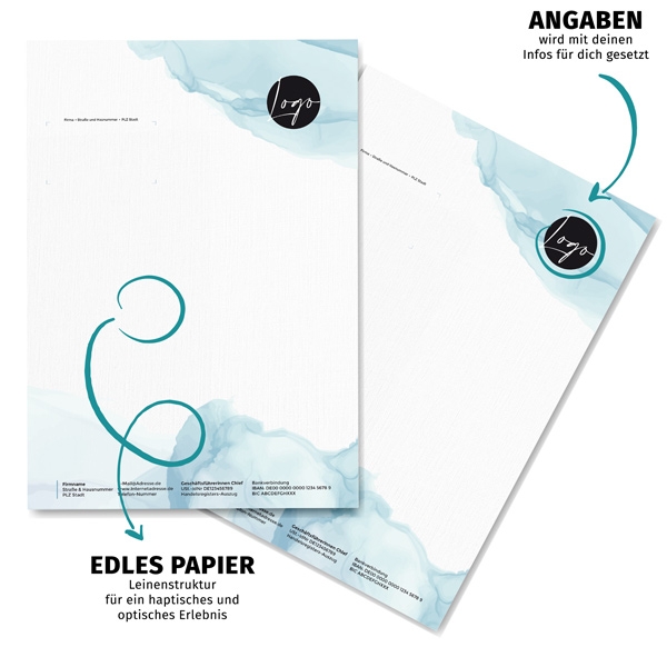 Briefpapier - aquarell
