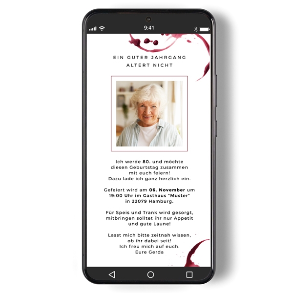 Text & Foto individualisierbar