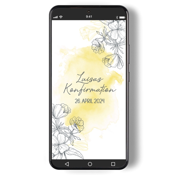 Digitale Einladung - Flowers