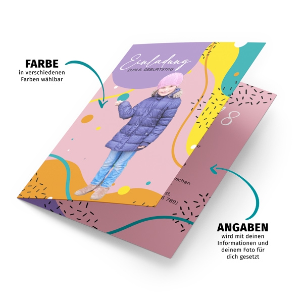 Einladung - Kunterbunt