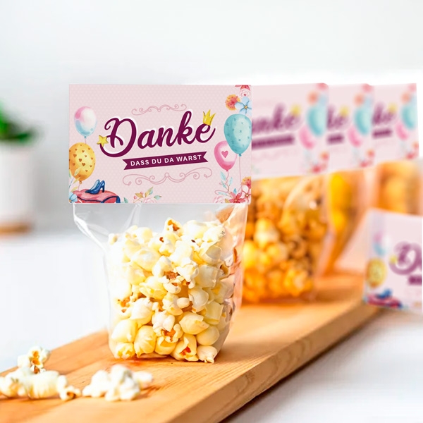 Gastgeschenk Kindergeburtstag ohne Inhalt
