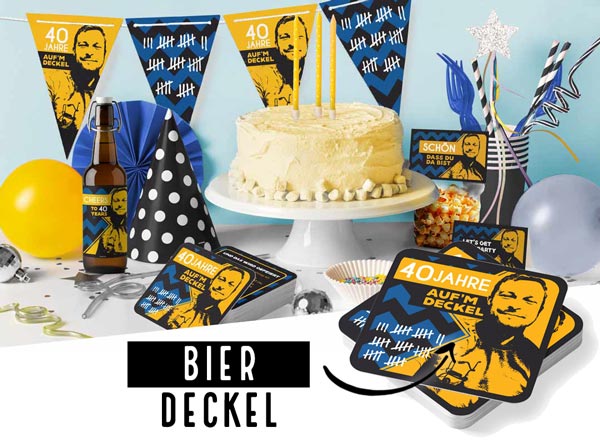 Bierdeckel im passenden einheitlichen Design